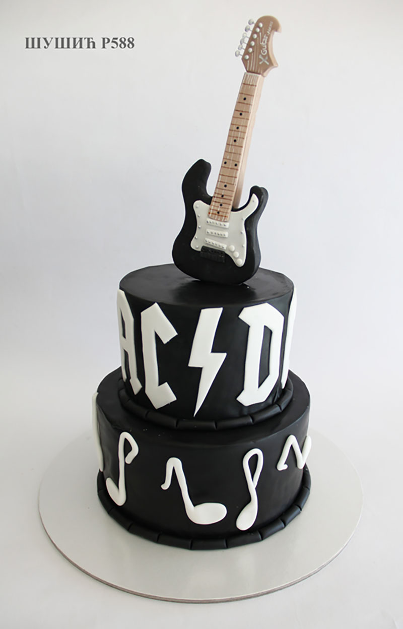 Torta sa motivom AC/DC